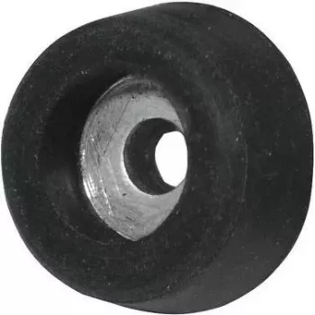 ACCESSORY Small Rubber Foot with Steel Ring (3000130A) - Small Rubber Foot with Steel Ring, Black