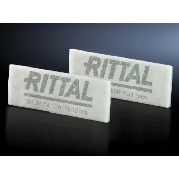 Rittal SK 3174100 Filter Mat, G3, 12-Pack, for SK 3138/3139