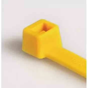 HellermannTyton T80R-N66-YE-C1 Standard Cable Tie, 210 x 4.6 mm, Yellow, 100 Pieces 116-08014