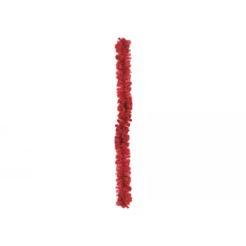EUROPALMS Noble Fir Garland, Red, 270 cm 83500415