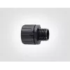 HellermannTyton HG25-S-M25 PA66 BK 10 Straight Connector, M25 Thread, 25 mm Conduit, Black