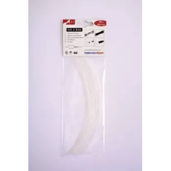 HellermannTyton HIS-3 Heat Shrink Tubing Set 3:1, 1.5 mm/0.5 mm, Transparent, 10 Pieces 308-30164