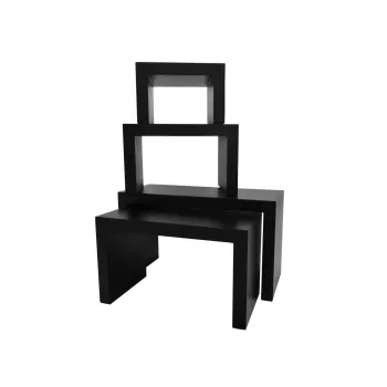 EUROPALMS Light Decorative Table Set, Black (83011897)