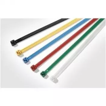 HellermannTyton Reusable Cable Tie LR55 195x4.7mm Black 25-Pack 115-00002