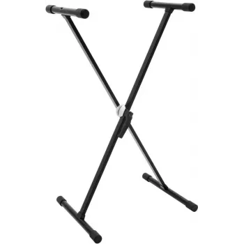 Dimavery SVT-1 Keyboard Stand X-Frame Clamp Lock Height Adjustable 20 kg Load Capacity Black