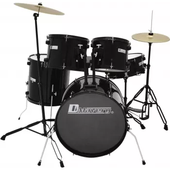 DIMAVERY DS-200 Drum Kit, Black 26001360