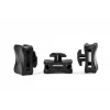 HellermannTyton ACFM8W6.2PT3-PA66/6HIRHS-BK Cable Tie Mount for Profile Rails, Heat-stabilised, Impact Resistant, Black, 25 Pieces 151-03249
