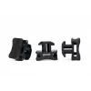 HellermannTyton 151-03055 ACFM2W10PT6-PA66/6HIRHS-BK Cable Fixing Element, Heat Stabilized, High Impact Resistant, Black, 25 pcs