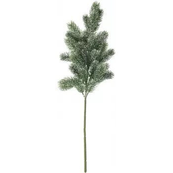 EUROPALMS Snow-Covered Fir Branch, PE, 65cm (83500421)