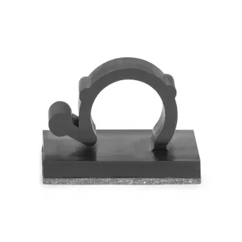 HellermannTyton MAGRA9 Magnetic Cable Clamp, PA66/NdFeB, Black, 25 mm max. Bundle, 25 Pieces 151-04467