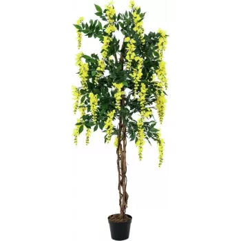 EUROPALMS Golden Chain Artificial Plant, Yellow, 180cm 82507116