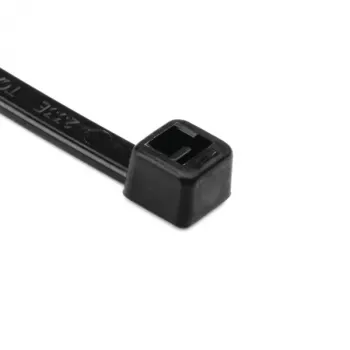 HellermannTyton T30R Weather-Resistant Black Cable Ties, 150 x 3.6 mm, 100-Pack 112-03060