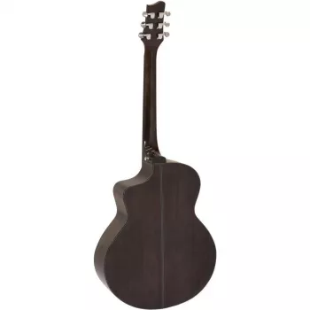 DIMAVERY STW-50 Acoustic Guitar, Brown 26245087