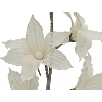 EUROPALMS Clematis Branch (EVA), Artificial, White (82531065)