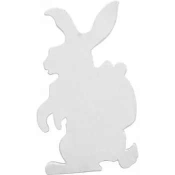EUROPALMS Silhouette Easter Bunny, White, 60cm (83505011)