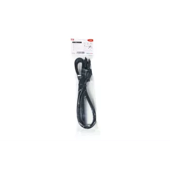 HellermannTyton SOFTFIX XXL Reusable Cable Tie, TPU, Black, 300mm x 12mm, 3-Pack 115-28898