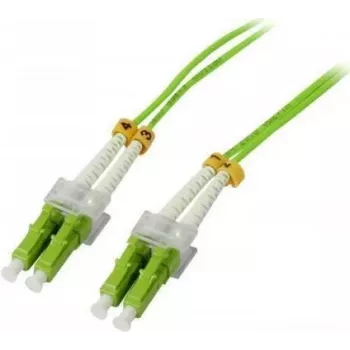 SYNERGY21 S215504 OM5 Duplex LC-LC Fibre Optic Patch Cable 25m Green
