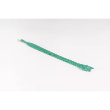 HellermannTyton TEXTIE-M Hook and Loop Cable Tie 200mm x 12.5mm Green (10-Pack) 130-00017