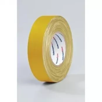 HellermannTyton HTAPE-TEX-19x10 Multi-Purpose Fabric Tape, Yellow, 19 mm x 10 m 712-00202