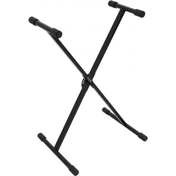 DIMAVERY SL-2EU Keyboard Stand X-Style, Height-Adjustable, Folding, Black 26702069