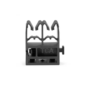 HellermannTyton QGDHC5.2-8.0M-PA66W-BK mounting base cable tie, black, 50 pieces 151-04088