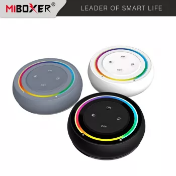 SYNERGY21 S2-g LED remote control RGB+CCT for MiLight/MiBoxer, 4 zones, 2.4GHz, grey