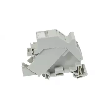 SYNERGY21 keystone module holder DIN rail slim ABS for 1xTP module Slim Line (S215416V2)