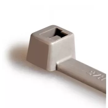 HellermannTyton T80R Cable Ties, Polyamide 6.6, Grey, 360 mm x 4.6 mm, 100 Pieces (116-08018)