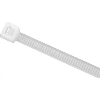 HellermannTyton Standard Cable Ties, Internally Toothed, 245 mm x 4.6 mm, Transparent, 100 Pieces (UB250C-N-PA66-NA-C1) 905-72001