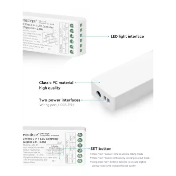 SYNERGY21 Synergy 21 Controller CCT 2-Wire Zigbee*Milight/Miboxer* (LC2-ZR)