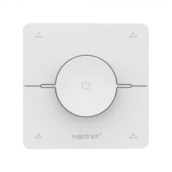 Miboxer K0 2.4GHz Dual White CCT LED Remote Control with Rotary Wheel, 4 Scenes, White