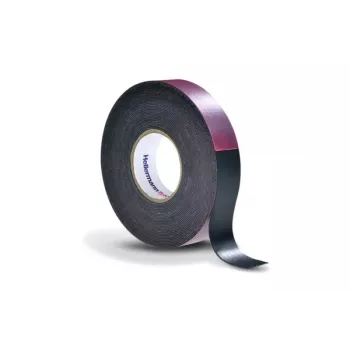 HellermannTyton HTAPE-POWER600 self-amalgamating rubber tape 19mm x 6.7m black 711-10200