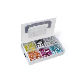 HellermannTyton HelaCon Plus Mini Push-in Wire Connector Assortment, 350 Pcs., 0.5-2.5 mm², 450 V, 24 A 148-90046