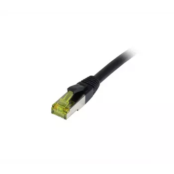 SYNERGY21 S/FTP CAT6A outdoor patch cable RJ45, 30m, black, 500MHz, 10Gbps, UV-resistant