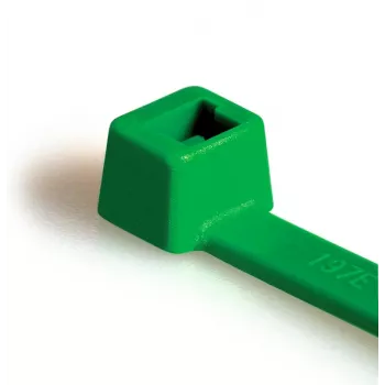 HellermannTyton T80L-N66-GN-C1 Standard Cable Tie, 390 x 4.6 mm, Green, 100 Pieces 116-05415