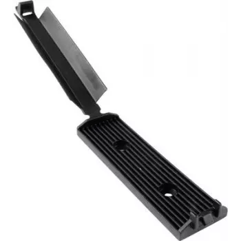 HellermannTyton FKH80 Screw Mount Cable Tie Base, Black PA66, 25mm x 56.5mm, 100 pcs 151-16800