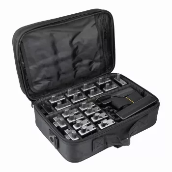 MIDLAND Albrecht ATT/ATR400 20-Person Digital Tour Guide System with 16 Channels, 863-865 MHz, 150 m Range, Charging Case 29970.S20