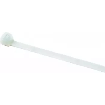 HellermannTyton T-Series 100mm x 2.5mm Natural PA66 Cable Tie (100-Pack) 0427324