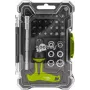 Goobay Screwdriver Set with 30-Piece Bit Set – Precision Tool Set for Screwdriving, Assembly and Electronics Repair (77841)
