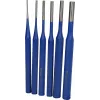Brilliant Tools BT085006 Roll Pin Punch Set, 6-Piece, 3-10 mm, Chrome Vanadium Steel