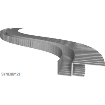 SYNERGY21 S21-LED-PR00002 LED profile 200cm, galvanised steel TYP-A Flex