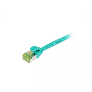 SYNERGY21 Cat6A S/FTP Slim Patch Cable RJ45, 5m, Green S217962
