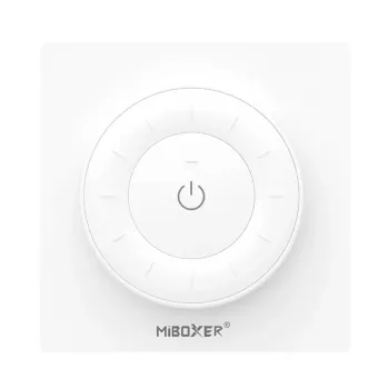MiBoxer K3-W 2.4GHz dual white LED remote control with rotating touch wheel