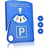 IWH 7417 Manual Parking Disc with Ice Scraper and Shopping Cart Chip, Blue, 153 x 100 x 4 mm