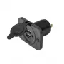 IWH USB Double Built-In Socket 12/24V 2.1A 2x USB-A Black 019006