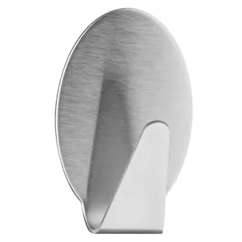 tesa Permanent Hook Oval Metal Chrome 6 kg Self-Adhesive 66611-00000-00