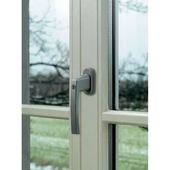 ABUS Lockable Window Handle Silver ABFS59486