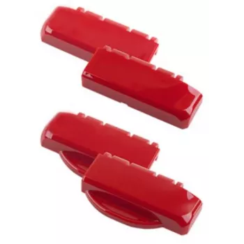 Bopla B SC HB PC-V0-3000 Hinge Lock Polycarbonate Fire Red RAL 3000 100 x 27 x 48.3 mm 96910000