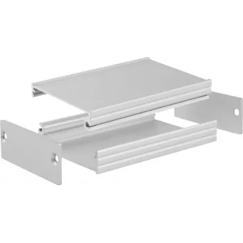 Bopla FILOTEC F 1048-100 Aluminium Profile Enclosure 105 x 48 x 100 mm, anodised 97118100.H