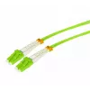 Tecline HD Fibre Optic Patch Cable OM5 50/125µm LC Duplex to LC Duplex, Lime Green, 7.5 m 796LL07